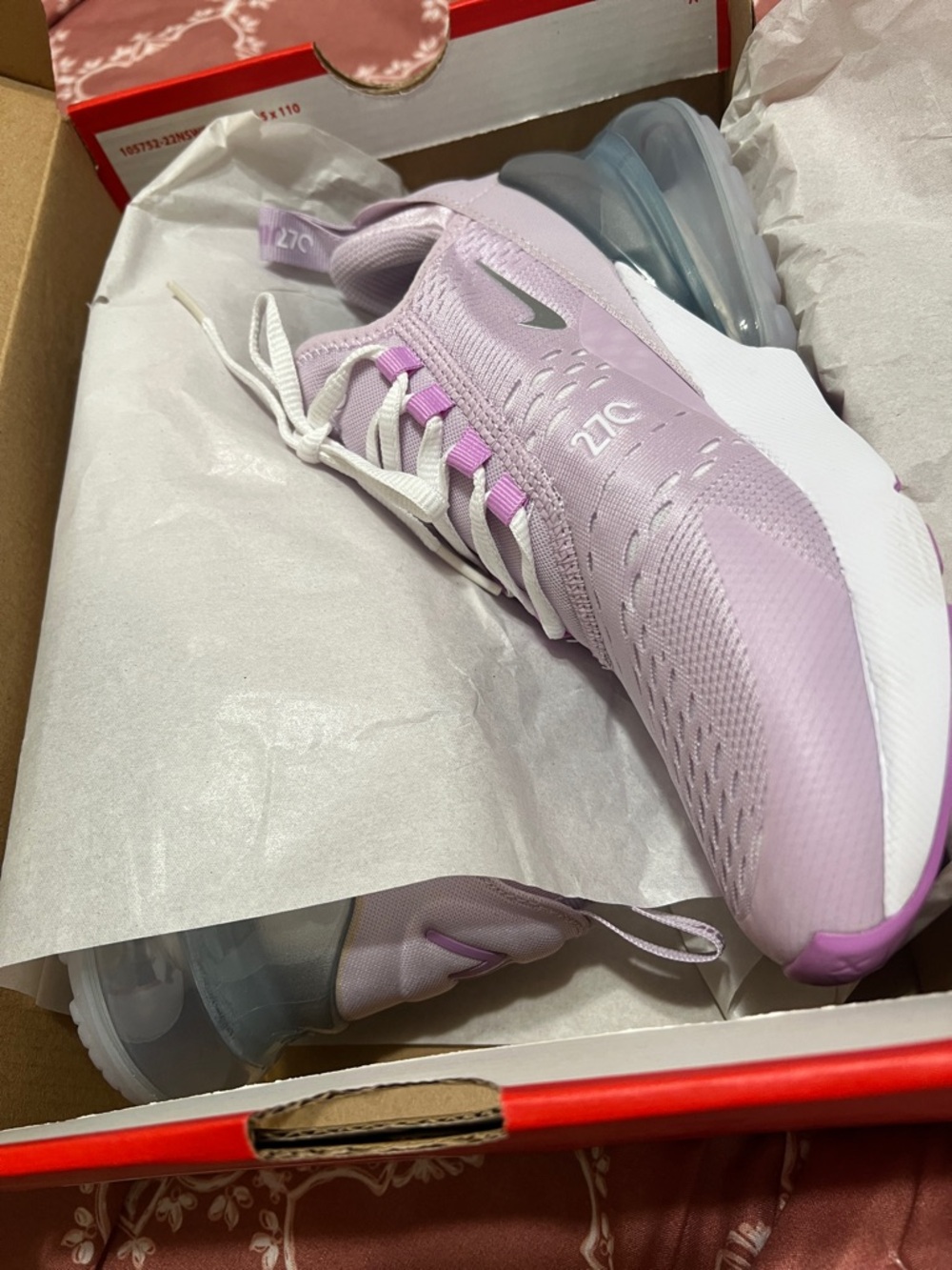 Nike Air Max 270 Women's Sneakers - Lavender/Pink
